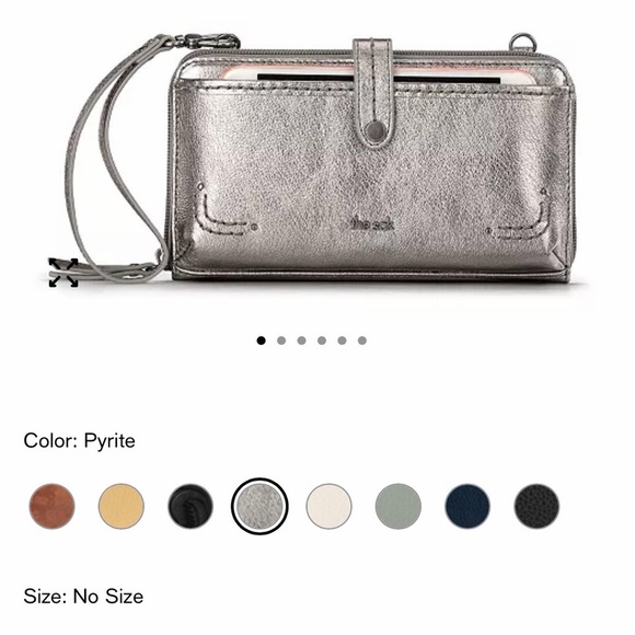 The Sak Handbags - The Sak Metallic Silver Wristlet- NWOT